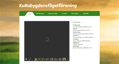 Desktop Screenshot of kullabygdensfagelforening.se